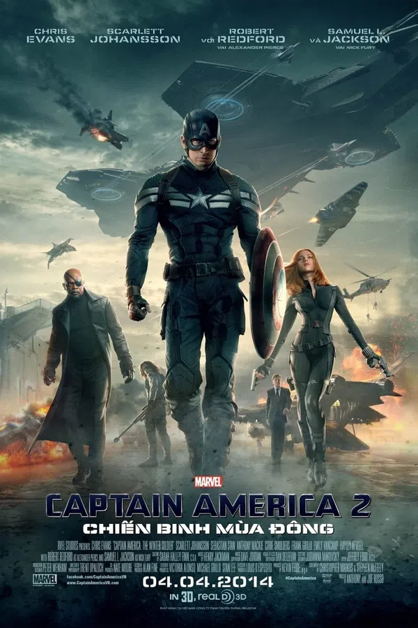Poster phim Captain America: Chiến Binh Mùa Đông trên Xem Phim Fun