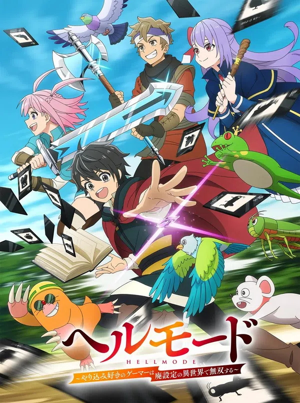 Poster phim Hell Mode: Yarikomizuki no Gamer wa Hai Settei no Isekai de Musou suru trên Xem Phim Fun