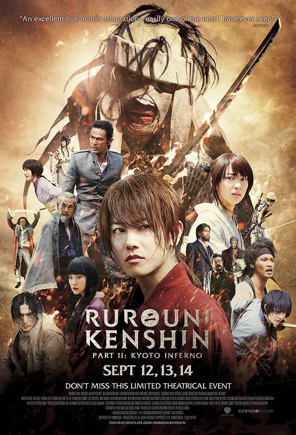 Xem Phim Lãng khách Kenshin: Đại hỏa Kyoto Vietsub HD Online